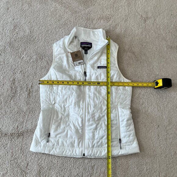 New Women's Patagonia Nano Puff Insulated Vest 84247 BIRCH WHITE Medium - Picture 6 of 10